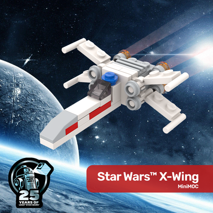 LEGO "X-Wing" - Star Wars™ Rebel Alliance Starfighter, Micro [MiniMOC]