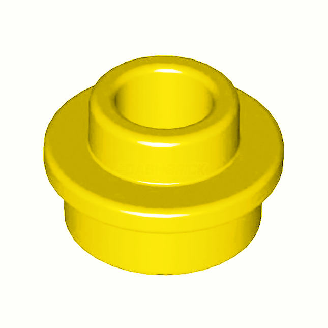 Round Plate, 1 x 1, Open Stud, Yellow [85861] 6168644