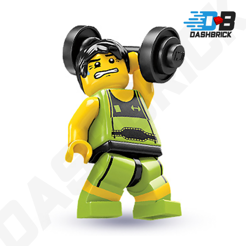 LEGO Collectable Minifigures - Weightlifter (10 of 16) [Series 2]