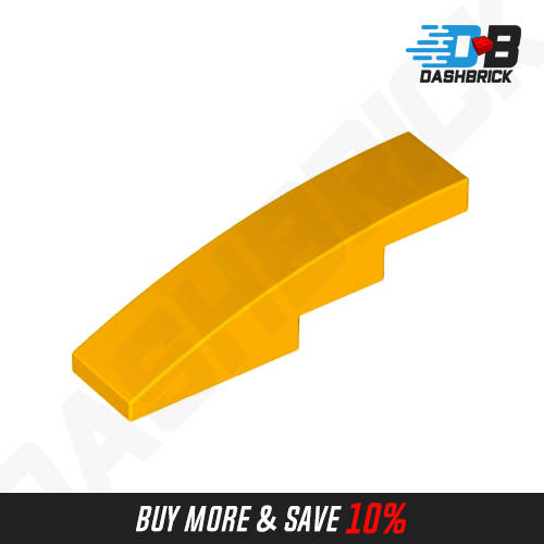 LEGO® Slope, Curved 4 x 1, Bright Light Orange [61678 / 11153]