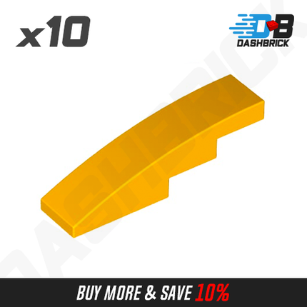 LEGO® Slope, Curved 4 x 1, Bright Light Orange [61678 / 11153]