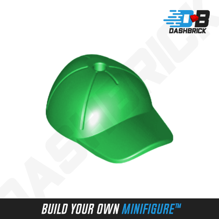LEGO Minifigure Hat - Baseball Cap, Green [11303]