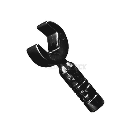 LEGO Minifigure Accessory - Tool, Open End Wrench, Black [11402g]