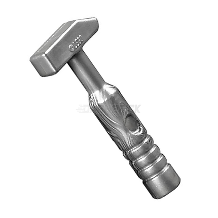 LEGO Minifigure Accessory - Tool, Cross Pein Hammer, Flat Silver [11402h]