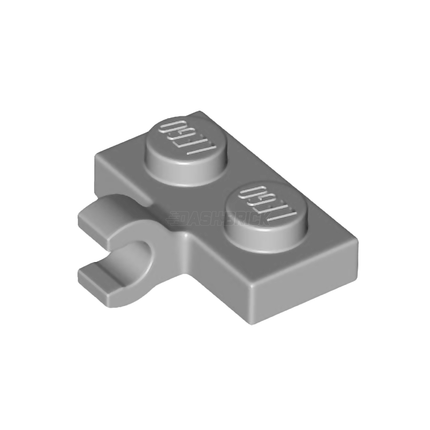 LEGO Plate, Modified 1 x 2, Clip on Side (Horizontal Grip), Light Grey [11476] 6313114
