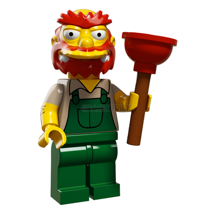 LEGO Collectable Minifigures - Groundskeeper Willie (13 of 16) [The Simpsons, Series 2]