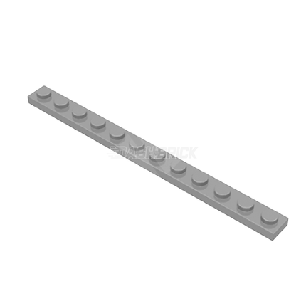 LEGO Plate 1 x 12, Light Grey [60479]