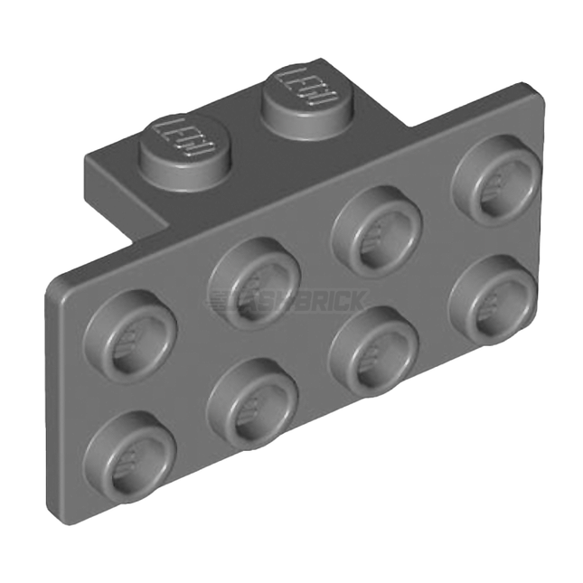 LEGO Bracket 1 x 2 - 2 x 4, Dark Grey [93274]