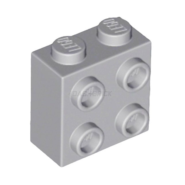 LEGO Brick, Modified 1 x 2 x 1 2/3 with Studs on One Side, Light Grey [22885] 6123809