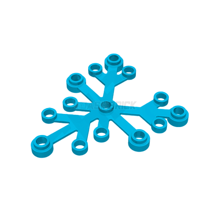 LEGO Plant Leaves/Limb 6 x 5, Medium Azure [2417]