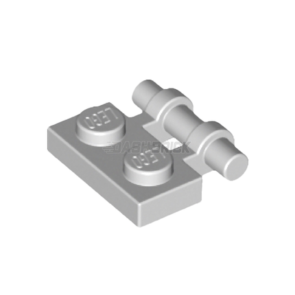 LEGO Plate, Modified 1 x 2, Bar Handle on Side, Free Ends, Light Grey [2540] 4211632