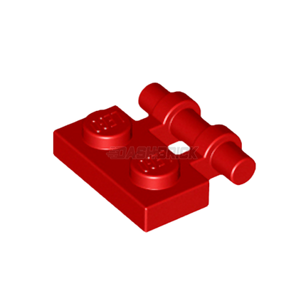 LEGO Plate, Modified 1 x 2, Bar Handle on Side, Free Ends, Red [2540] 4140585