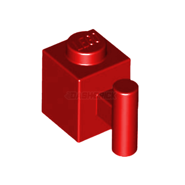 LEGO Brick, Modified 1 x 1 with Bar Handle, Red [2921] 6170565