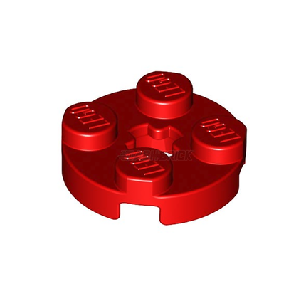 LEGO Plate, Round 2 x 2 with Axle Hole, Red [4032] 403221