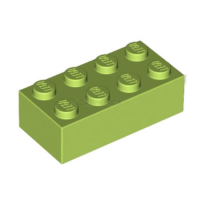 LEGO Brick 2 x 4, Lime [3001]