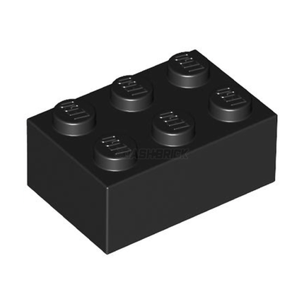 LEGO Brick 2 x 3, Black [3002]