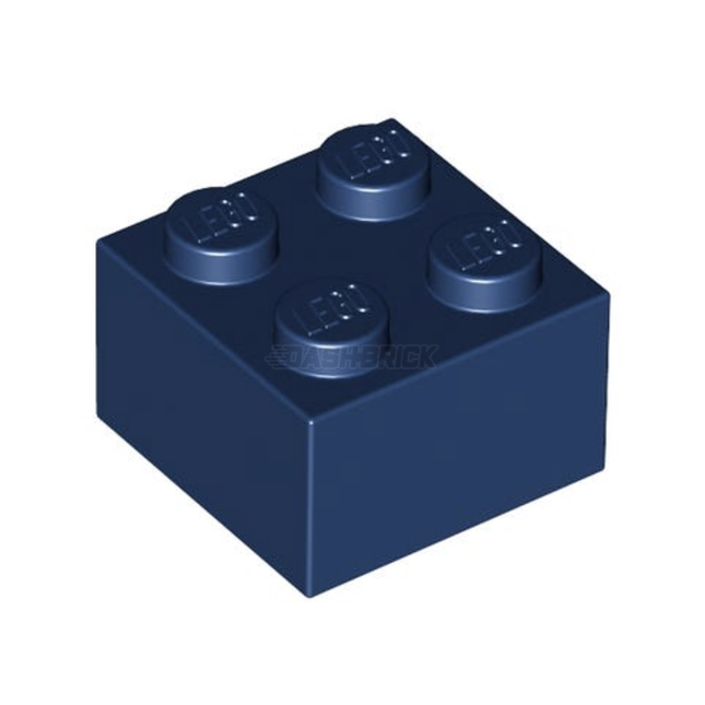 LEGO Brick 2 x 2, Dark Blue [3003]