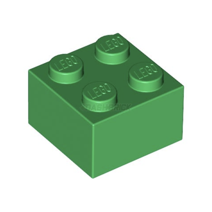 LEGO Brick 2 x 2, Green [3003]