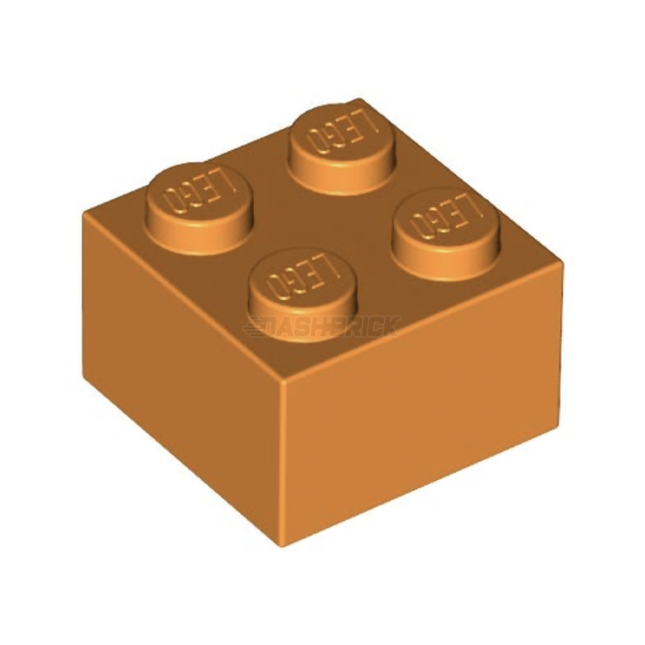 LEGO Brick 2 x 2, Orange [3003]