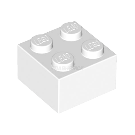 LEGO Brick 2 x 2, White [3003]