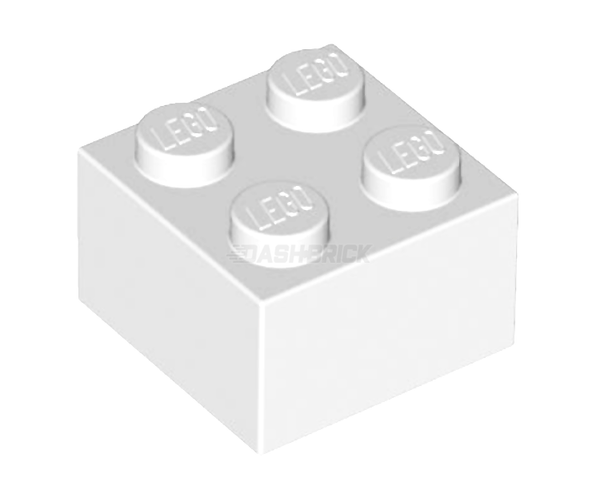 LEGO Brick 2 x 2, White [3003]