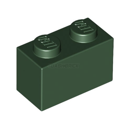 LEGO® Brick 1 x 2, Dark Green [3004]