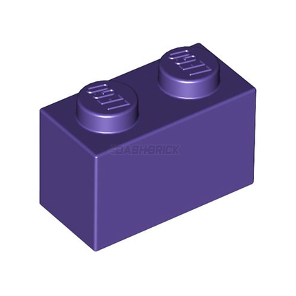 LEGO Brick, 1 x 2, Dark Purple [3004]