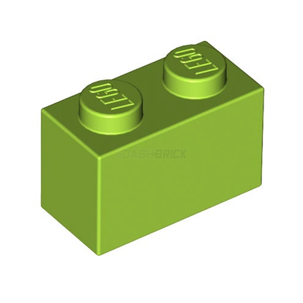 LEGO Brick 1 x 2, Lime Green [3004]