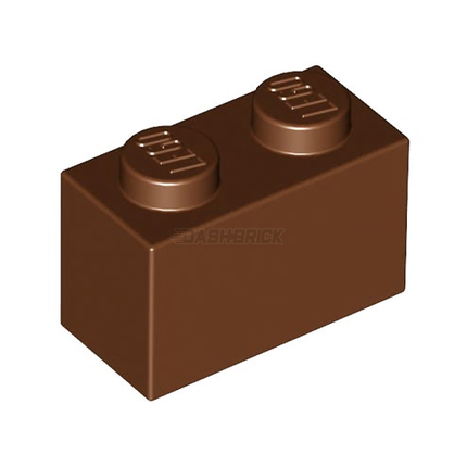 LEGO Brick 1 x 2, Reddish Brown [3004]