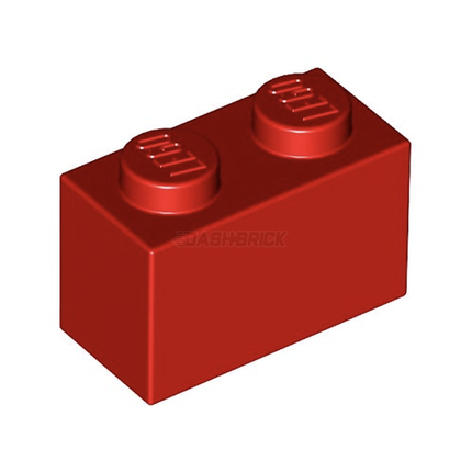LEGO Brick 1 x 2, Red [3004]