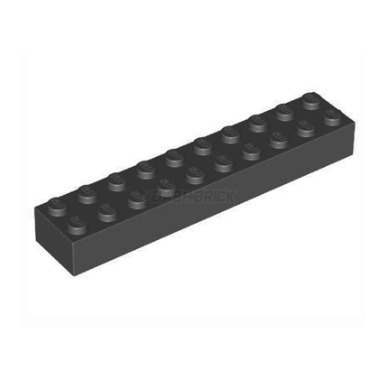 LEGO Brick 2 x 10, Black [3006]