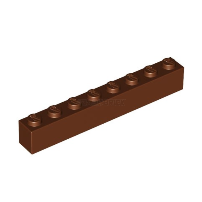LEGO Brick, 1 x 8, Reddish Brown [3008] 4263776