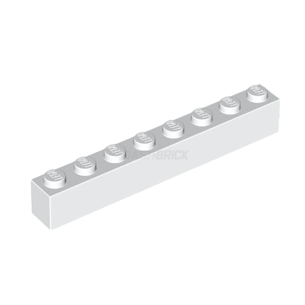 LEGO Brick, 1 x 8, White [3008] 300801