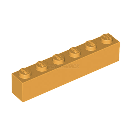 LEGO Brick 1 x 6, Bright Light Orange [3009]