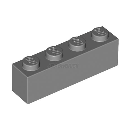 LEGO Brick, 1 x 4, Dark Grey [3010] 4211103