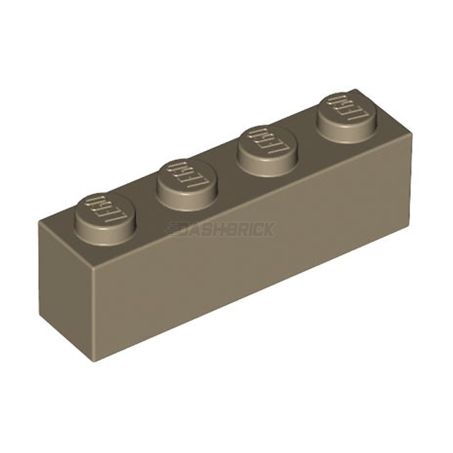 LEGO Brick, 1 x 4, Dark Tan [3010] 6001822