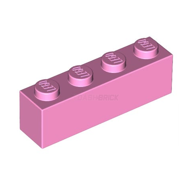 LEGO Brick, 1 x 4, Bright Pink [3010]
