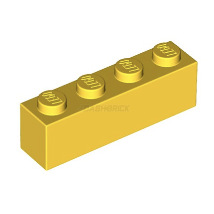 LEGO Brick, 1 x 4, Yellow [3010] 301024