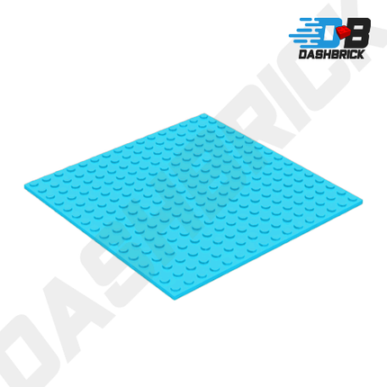 LEGO Plate 16 x 16, Medium Azure [91405]