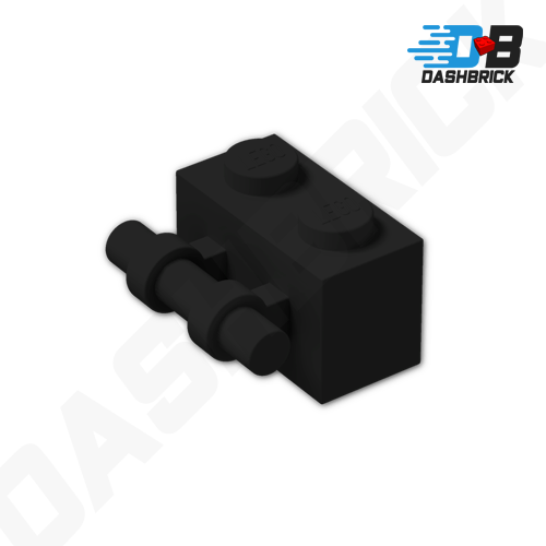 LEGO Brick, Modified 1 x 2 with Handle, Black [30236]