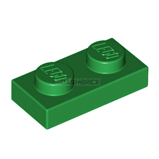 LEGO Plate, 1 x 2, Green [3023] 302328