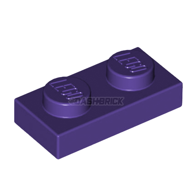 LEGO Plate, 1 x 2, Dark Purple [3023]