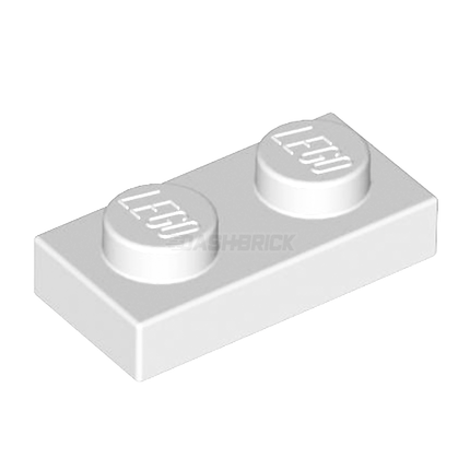 LEGO Plate, 1 x 2, White [3023] 302301