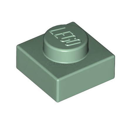 LEGO Plate, 1 x 1, Sand Green [3024]