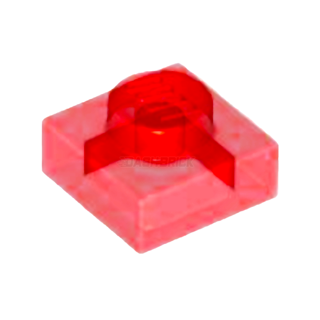 LEGO Plate, 1 x 1, Trans-Red [3024]