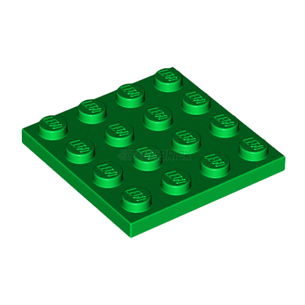 LEGO Plate 4 x 4, Green [3031]