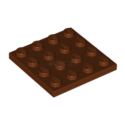 LEGO Plate 4 x 4, Reddish Brown [3031]