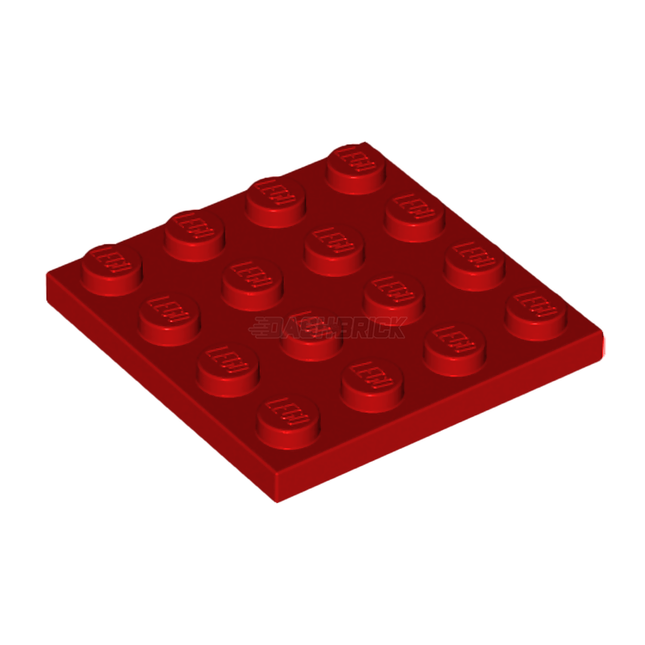 LEGO Plate 4 x 4, Red [3031]