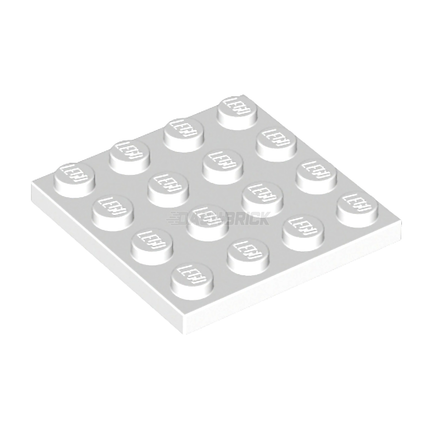 LEGO Plate 4 x 4, White [3031]