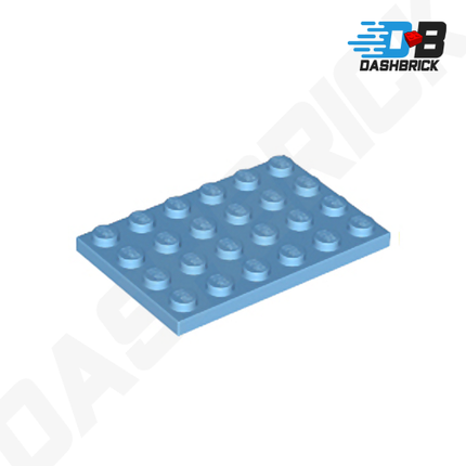 LEGO Plate 4 x 6, Sand Blue [3032]